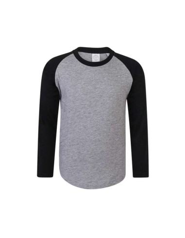SFC-SFM271-KIDS' LONG SLEEVED BASEBALL T